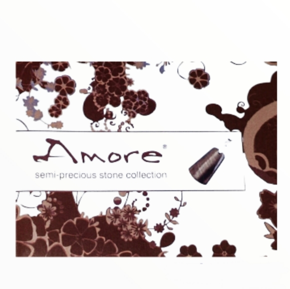 Amore Semi Precious Aventurine Stone Earrings - Picture 5 of 10